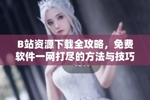 B站資源下載全攻略，免費(fèi)軟件一網(wǎng)打盡的方法與技巧