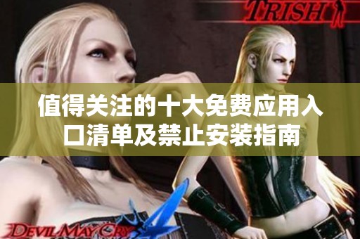 值得關(guān)注的十大免費應(yīng)用入口清單及禁止安裝指南