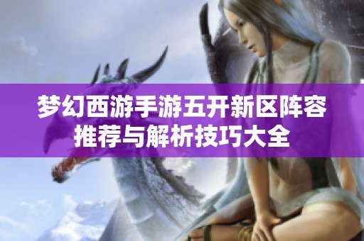 夢幻西游手游五開新區(qū)陣容推薦與解析技巧大全