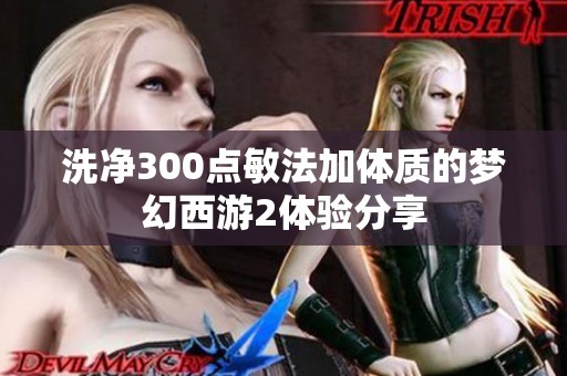 洗凈300點(diǎn)敏法加體質(zhì)的夢幻西游2體驗(yàn)分享