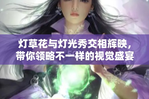 燈草花與燈光秀交相輝映，帶你領(lǐng)略不一樣的視覺盛宴