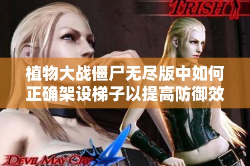 植物大戰(zhàn)僵尸無盡版中如何正確架設(shè)梯子以提高防御效率