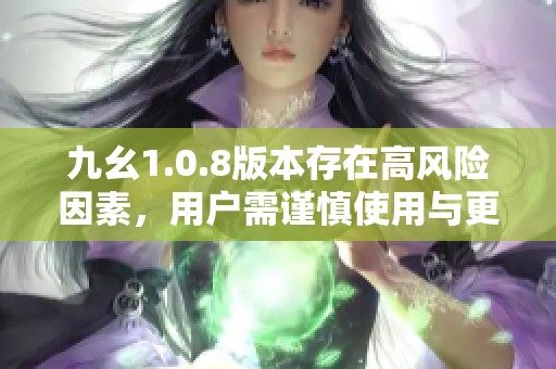 九幺1.0.8版本存在高風(fēng)險(xiǎn)因素，用戶(hù)需謹(jǐn)慎使用與更新
