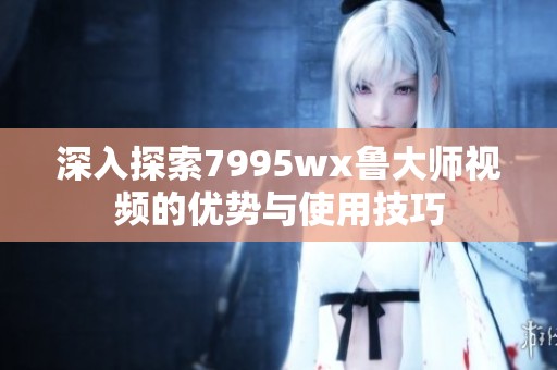 深入探索7995wx魯大師視頻的優(yōu)勢與使用技巧