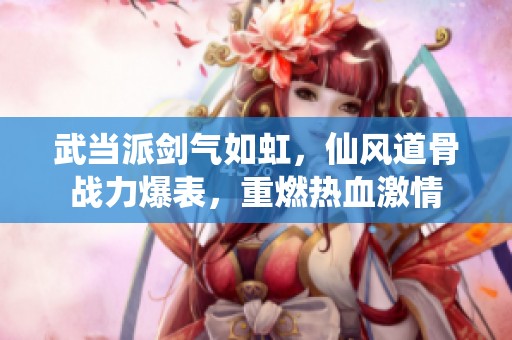 武當(dāng)派劍氣如虹，仙風(fēng)道骨戰(zhàn)力爆表，重燃熱血激情