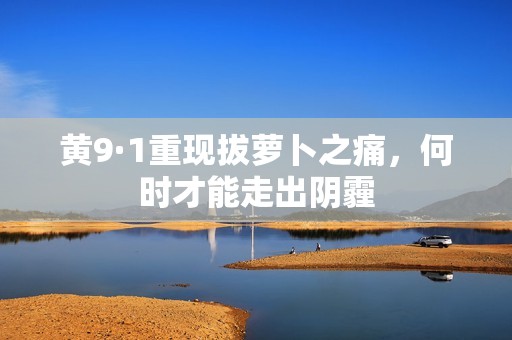 黃9·1重現(xiàn)拔蘿卜之痛，何時(shí)才能走出陰霾
