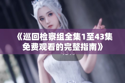 《巡回檢察組全集1至43集免費觀看的完整指南》