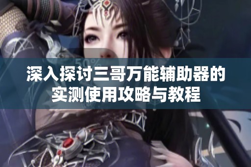 深入探討三哥萬(wàn)能輔助器的實(shí)測(cè)使用攻略與教程