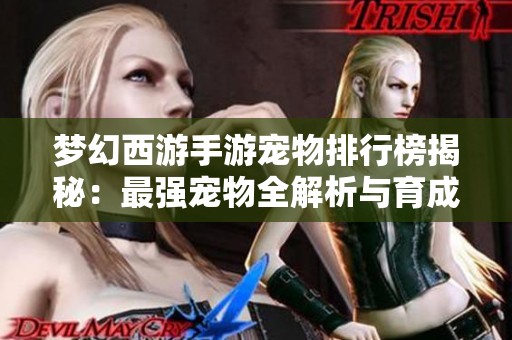 夢(mèng)幻西游手游寵物排行榜揭秘：最強(qiáng)寵物全解析與育成攻略
