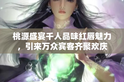 桃源盛宴千人品味紅唇魅力，引來萬眾賓客齊聚歡慶