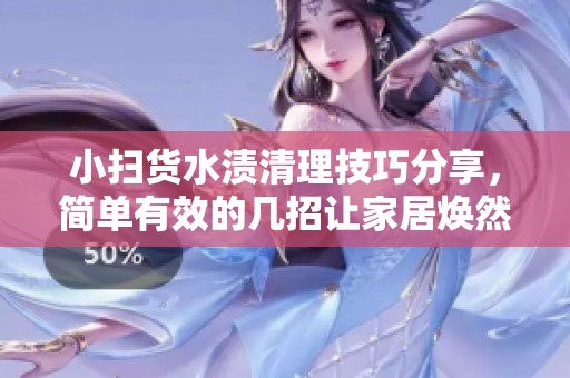 小掃貨水漬清理技巧分享，簡單有效的幾招讓家居煥然一新