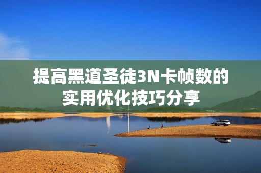 提高黑道圣徒3N卡幀數(shù)的實用優(yōu)化技巧分享