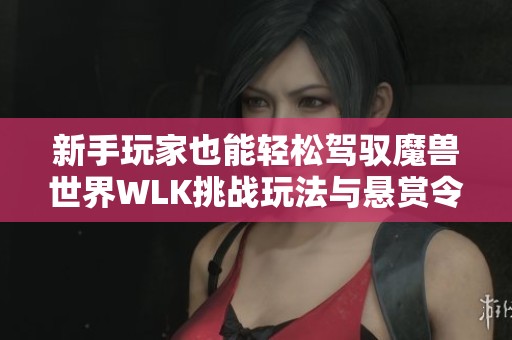 新手玩家也能輕松駕馭魔獸世界WLK挑戰(zhàn)玩法與懸賞令技巧