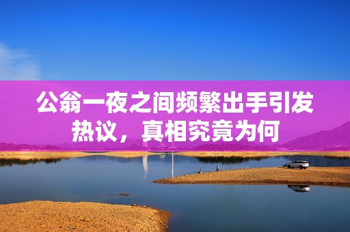 公翁一夜之間頻繁出手引發(fā)熱議，真相究竟為何