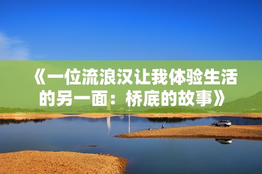 《一位流浪漢讓我體驗(yàn)生活的另一面：橋底的故事》