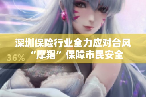 深圳保險行業(yè)全力應(yīng)對臺風(fēng)“摩羯”保障市民安全