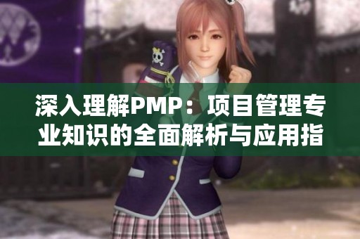 深入理解PMP：項(xiàng)目管理專業(yè)知識(shí)的全面解析與應(yīng)用指南