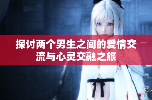探討兩個男生之間的愛情交流與心靈交融之旅