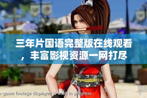 三年片國語完整版在線觀看，豐富影視資源一網(wǎng)打盡