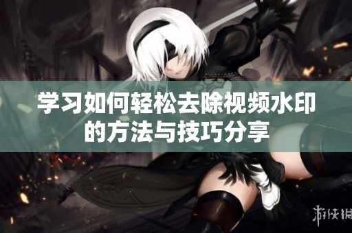 學習如何輕松去除視頻水印的方法與技巧分享