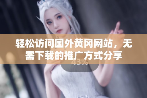 輕松訪問國(guó)外黃岡網(wǎng)站，無需下載的推廣方式分享