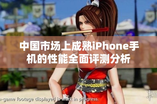 中國市場上成熟iPhone手機的性能全面評測分析