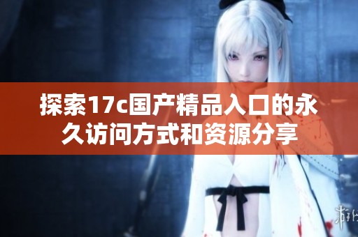 探索17c國產精品入口的永久訪問方式和資源分享