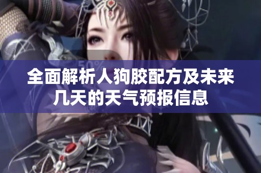全面解析人狗膠配方及未來幾天的天氣預(yù)報(bào)信息