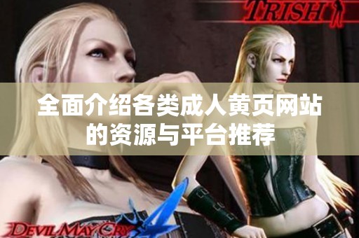 全面介紹各類成人黃頁網(wǎng)站的資源與平臺推薦