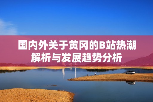 國內外關于黃岡的B站熱潮解析與發(fā)展趨勢分析