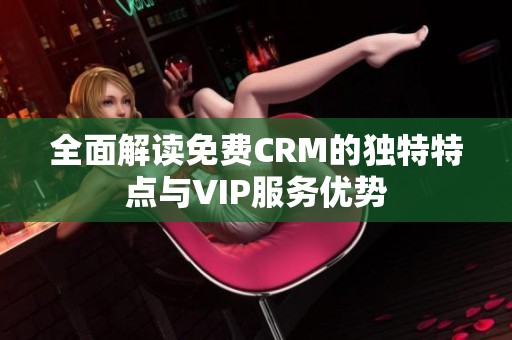 全面解讀免費(fèi)CRM的獨(dú)特特點(diǎn)與VIP服務(wù)優(yōu)勢