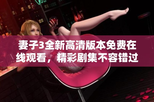 妻子3全新高清版本免費(fèi)在線觀看，精彩劇集不容錯(cuò)過