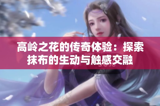 高嶺之花的傳奇體驗(yàn)：探索抹布的生動(dòng)與觸感交融