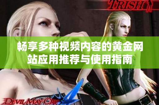 暢享多種視頻內(nèi)容的黃金網(wǎng)站應(yīng)用推薦與使用指南