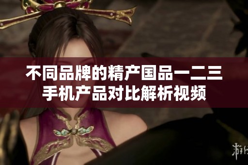 不同品牌的精產(chǎn)國(guó)品一二三手機(jī)產(chǎn)品對(duì)比解析視頻