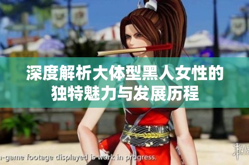 深度解析大體型黑人女性的獨特魅力與發(fā)展歷程