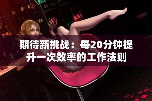 期待新挑戰(zhàn)：每20分鐘提升一次效率的工作法則