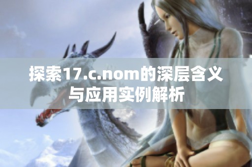 探索17.c.nom的深層含義與應(yīng)用實(shí)例解析