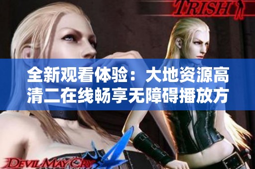 全新觀看體驗：大地資源高清二在線暢享無障礙播放方法