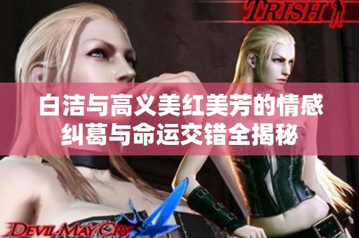 白潔與高義美紅美芳的情感糾葛與命運(yùn)交錯(cuò)全揭秘