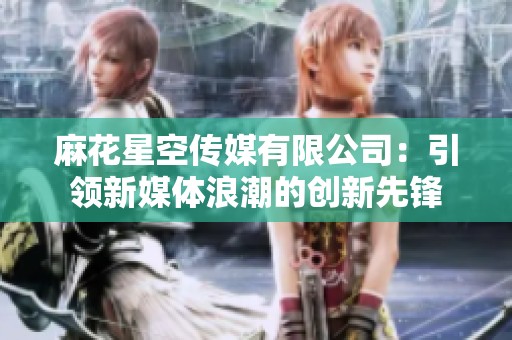麻花星空傳媒有限公司：引領(lǐng)新媒體浪潮的創(chuàng)新先鋒