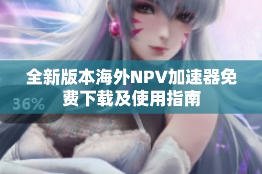 全新版本海外NPV加速器免費下載及使用指南