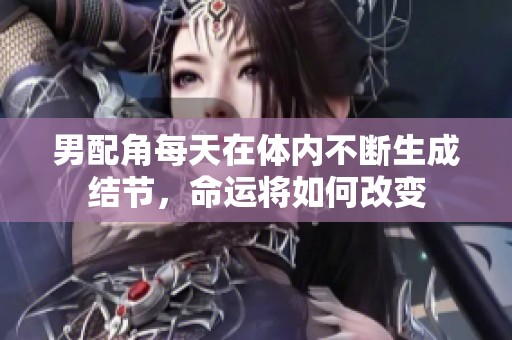 男配角每天在體內(nèi)不斷生成結(jié)節(jié)，命運將如何改變
