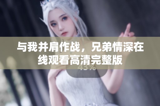 與我并肩作戰(zhàn)，兄弟情深在線觀看高清完整版