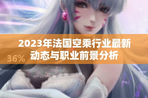 2023年法國空乘行業(yè)最新動態(tài)與職業(yè)前景分析
