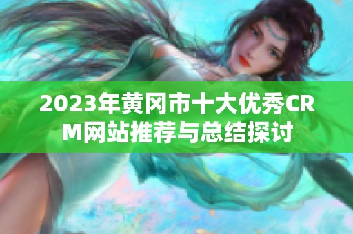 2023年黃岡市十大優(yōu)秀CRM網(wǎng)站推薦與總結(jié)探討