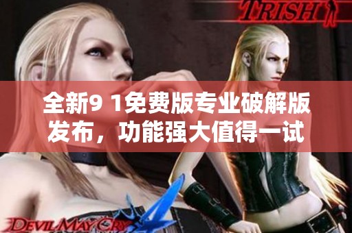 全新9 1免費版專業(yè)破解版發(fā)布，功能強大值得一試