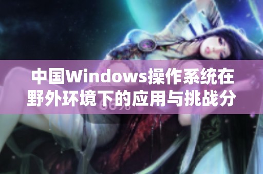 中國Windows操作系統(tǒng)在野外環(huán)境下的應(yīng)用與挑戰(zhàn)分析