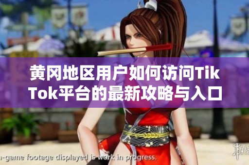黃岡地區(qū)用戶如何訪問TikTok平臺的最新攻略與入口指南