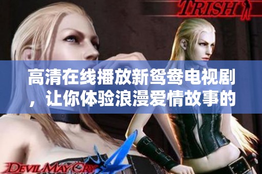 高清在線播放新鴛鴦電視劇，讓你體驗浪漫愛情故事的絕佳選擇